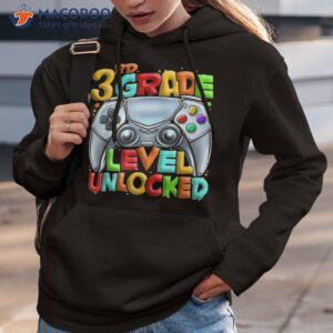 game on 3rd grade back to school level unlocked shirt hoodie 3