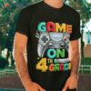 Game On 4th Grade Back To School Level Unlocked Shirt