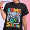 Game On 5th Grade Back To School Level Unlocked Shirt