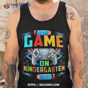 game on kindergarten funny back to school video games boys shirt tank top