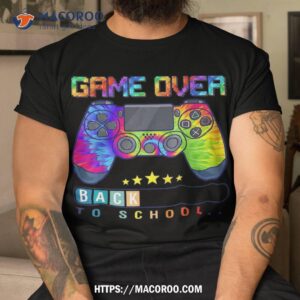 Game Over Back To School Shirt Funny Kids First Day