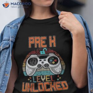 game over back to school shirt pre k level unlocked tshirt