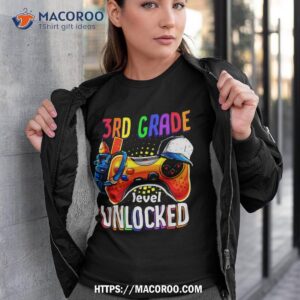 Game On 1st Grade Back To School First Grade Level Unlocked Shirt