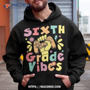 Gamer First Day Of School 2023 Funny Sixth Grade Vibes Shirt