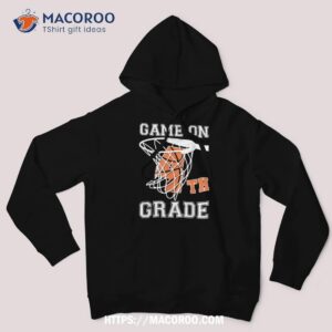 Games On 4th Grade Basketball First Day Of School Boys Kids Shirt