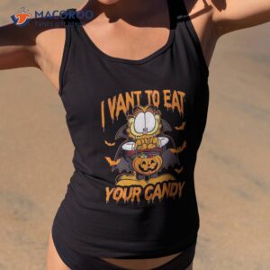 Garfield Halloween I Want To Eat Your Candy Shirt