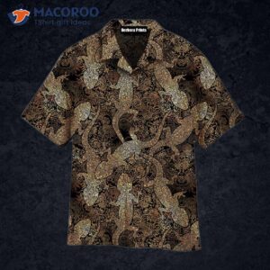 Gecko Lizards Mandala Hawaiian Shirts