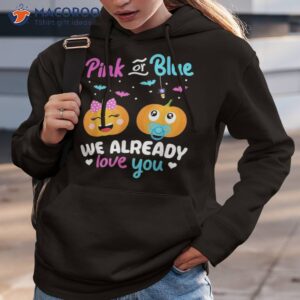 Gender Reveal Halloween Pregnancy Announcet Pink Or Blue Shirt