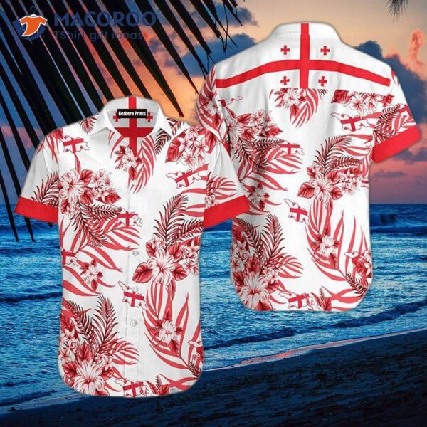 Georgia Proud Red Hawaiian Shirts