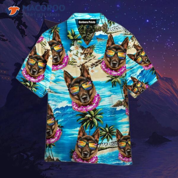 German Shepherd Hawaiian Shirts