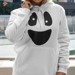 ghost funny scary face lazy halloween costume shirt hoodie