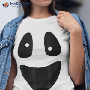 ghost funny scary face lazy halloween costume shirt tshirt