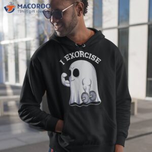ghost i exorcise funny gym exercise workout spooky halloween shirt hoodie 1