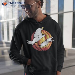 ghostbusters classic logo halloween pumpkin graphic shirt hoodie 1