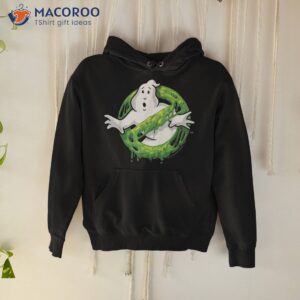 ghostbusters classic slime ghost logo graphic shirt hoodie