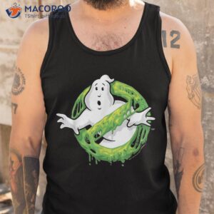 ghostbusters classic slime ghost logo graphic shirt tank top