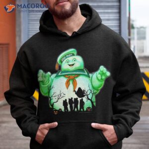 ghostbusters marshmallow man group shot silhouette shirt hoodie