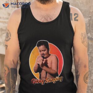 gibby singing and sing a long retro shirt tank top