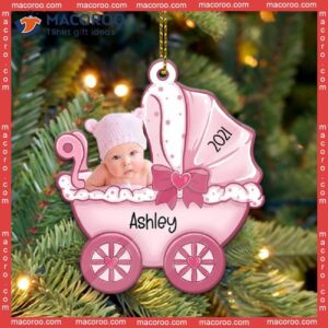 Gift For Baby Custom-shaped Photo Christmas Acrylic Ornament