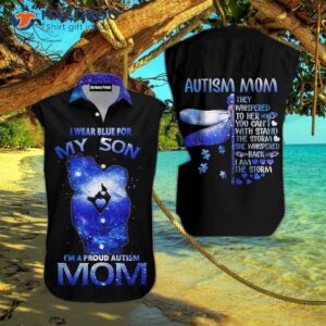 gift for mom with autism hawaiian shirt 1 1