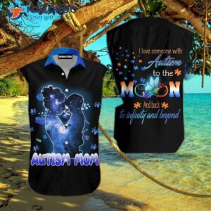 gift for mom with autism hawaiian shirt 1