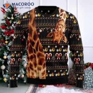 Giraffe Funny Ugly Christmas Sweater