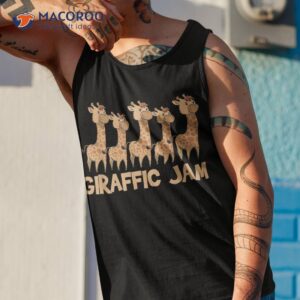 giraffe giraffic jam funny pun cute shirt tank top 1