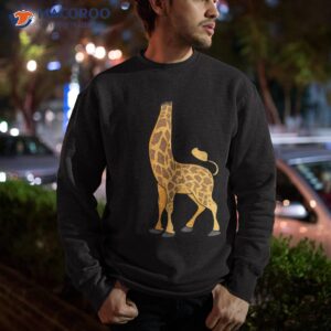 giraffe halloween costume shirt cool animal dress up gift sweatshirt