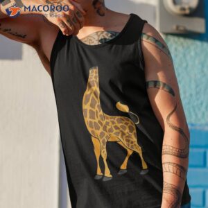 giraffe halloween costume shirt cool animal dress up gift tank top 1