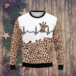 Giraffe-heart Ugly Christmas Sweater