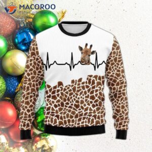 Giraffe-heart Ugly Christmas Sweater