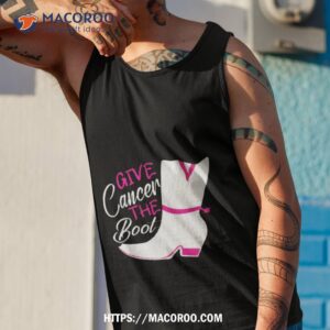 give cancer the booshirt tank top 1