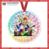 Gnome Tree Of Beautiful Life Circle Ceramic Ornament, Diy Gnome Ornaments