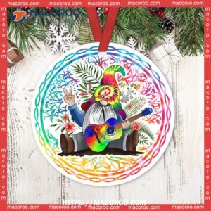 gnome tree of beautiful life circle ceramic ornament diy gnome ornaments 1