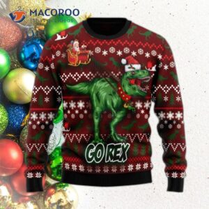 Go Get An Ugly Rex Christmas Sweater.