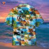 Goats On Beach Hawaiian Shirts