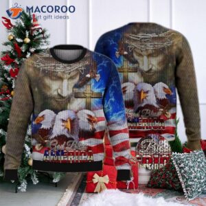 God Bless America, Ugly Christmas Sweater.