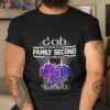 God First Family Second The Lsu Tigers Baseball Shirt