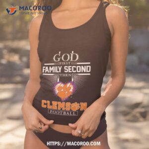 god first family second then clemson tigers football logo heart 2023 shirt tank top 1