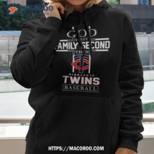 god first family second then minnesota twins baseball logo 2023 shirt hoodie 2