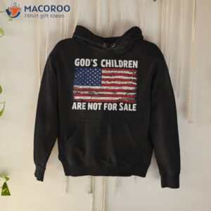 God’s Children Are Not For Sale American Flag – Christian Shirt