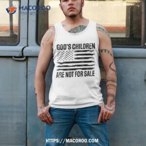 god s children are not for sale funny american flag quote shirt tank top 2