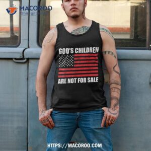 god s children are not for sale funny usa flag tees children shirt tank top 2
