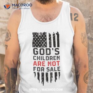 god s children are not for sale us american flag shirt tank top