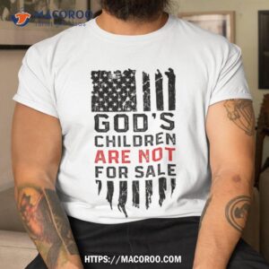 God’s Children Are Not For Sale Us American Flag Shirt