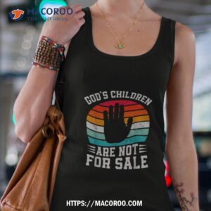 gods children are not for sale trendy shirt tank top 4