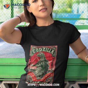 godzilla vintage poster shirt tshirt 1