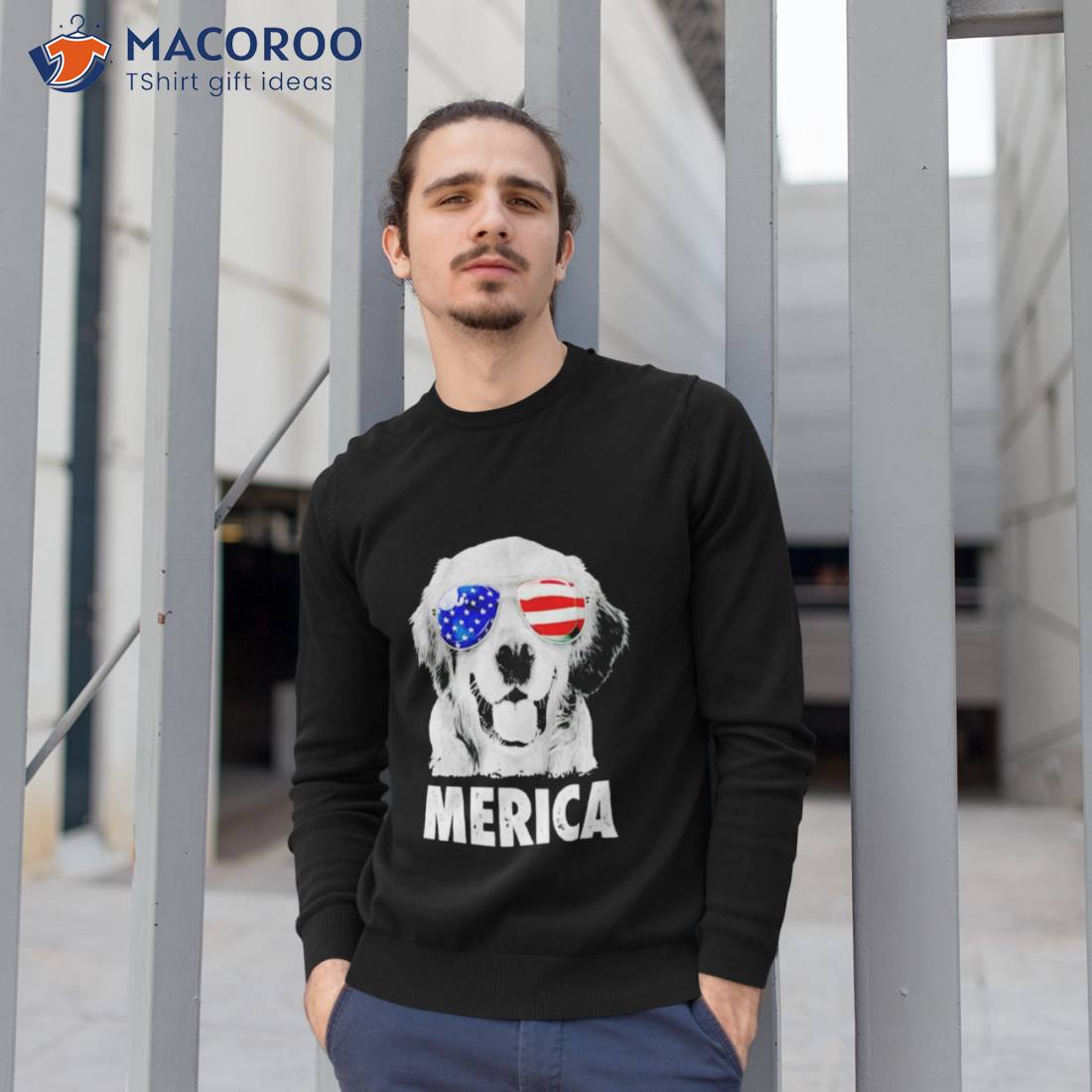 Golden Retriever Merica Shirt Golden Retriever Merica Shirt