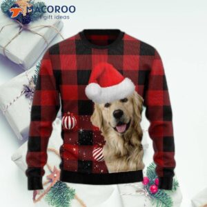 Golden Retriever Ugly Christmas Sweater