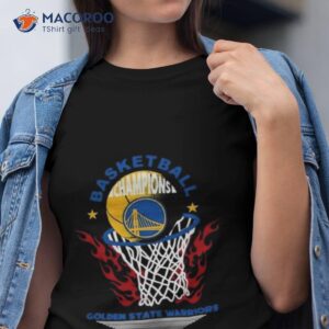 golden state warriors basketball champions fire logo 2023 shirt tshirt